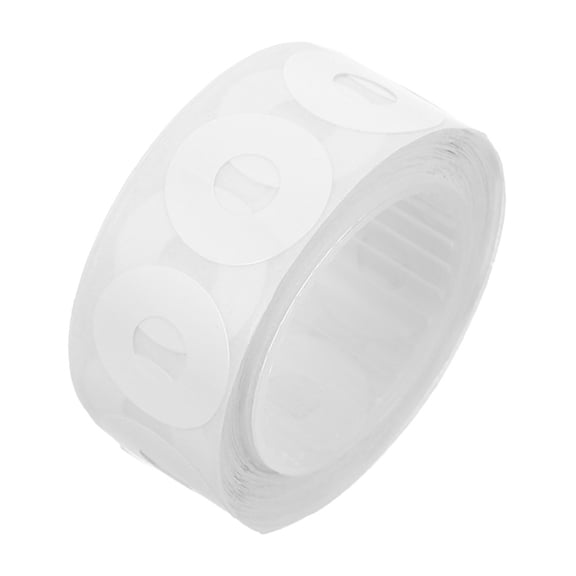 MIPCASE White PVC Self-Adhesive Hole Reinforcement Stickers for Binders, Document Page Protectors, and Easy to Use