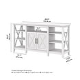 thumbnail image 5 of Key West Tall TV Stand for 65 Inch TV in Pure White Oak - Engineered Wood, 5 of 10