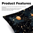 thumbnail image 2 of Constellation Luxurious Velvet Bed Pillow Inserts with Unique Patterns - Set of 2, 16x16, 18x18, 20x20 Inches - Ideal for Throw Pillow Covers and Home Decor, 2 of 6