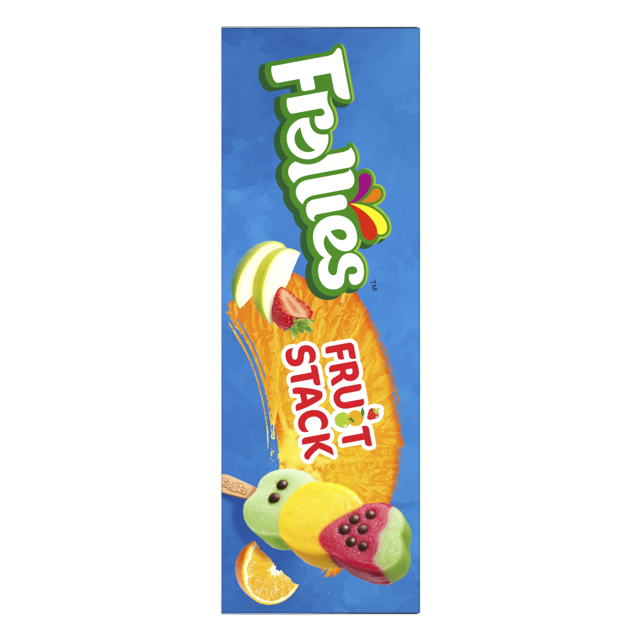 Frollies Fruit Stack Fruity Ice Pops 15 oz, 6 Count Cardboard Box Frozen