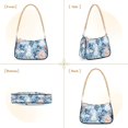 thumbnail image 7 of FORMRS Womens Shoulder Bag with Chain Strap Clutch Purse Cute Tote Handbag, Floral Easter Rabbits, 7 of 7