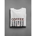 thumbnail image 3 of The Forgiveness Coffee Sweatshirt Women -GoatDeals Designs, Female Medium, 3 of 4