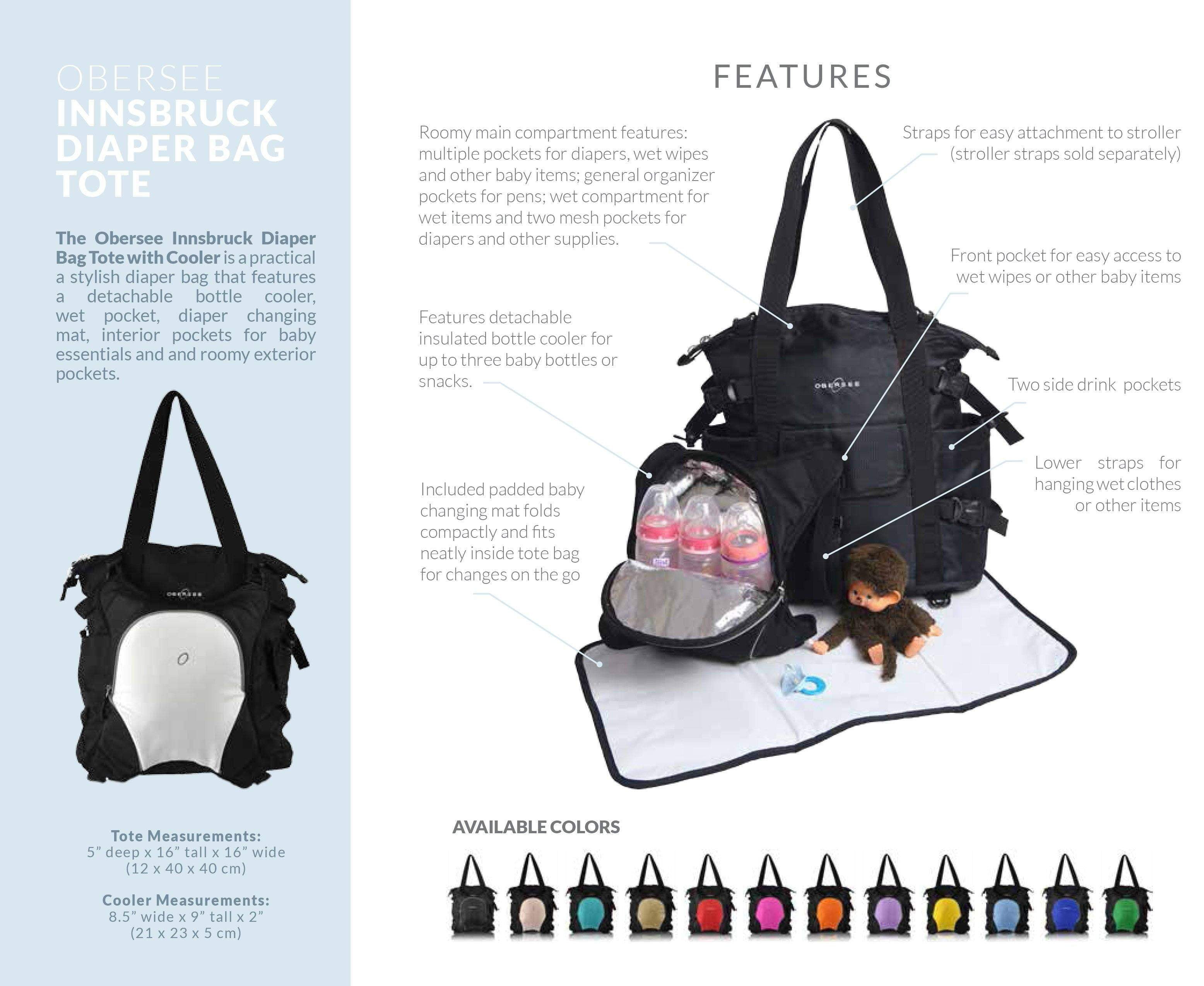 diaper bag with cooler compartment