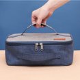 thumbnail image 5 of Bolsa aislada para lonchera, bolso cuadrado de gran capacidad, bolsa bento aislada con papel de aluminio, 5 of 5