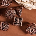 thumbnail image 5 of Cusdie 7-Die Metal DND Dice Set, Ghost Claw Design Metal Polyhedral D&D Dice Set for DND Dungeons and Dragons TTRPG Role Playing Games, 5 of 5