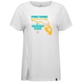 thumbnail image 2 of Women's Levelwear White Miami Marlins 2026 Spring Training Influx Ball Bold T-Shirt, 2 of 3