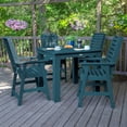 thumbnail image 2 of Highwood's 42" x 42" Square 5-pc Weatherly Dining Set - Counter Height, Outdoor, Eco-friendly, Synthetic Wood, 2 of 9