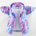 thumbnail image 5 of CPNG Toddler Girls Versatile Outdoor Hooded Jacket Cute Cartoon Windbreaker Coats Full Zip Lightweight Cute Graphic Outerwear Rain Jacket Coat with Pockets, 5 of 9