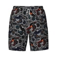 thumbnail image 4 of Lsque Mens Swim Trunks Cool Off-Road Vehicle Pattern - Bathing Suit Compression Liner - Beach Swim Shorts Swimwear - (S-3XL) - Stretch Quick Dry -XX-Large, 4 of 9