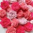 thumbnail image 2 of Shop Clearance! 24pcs/Batch Gradient Color Combination Simulation Rose Flower  Handicraft Decorative Flower  Paper Craft Scrapbook  Mini Decorative Flower, 2 of 6