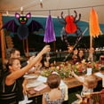 thumbnail image 5 of Paper Honeycomb Pumpkin Bat Hanging Ball Decoration for Halloween Party Window Display, 5 of 8