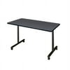Regency Kobe 48 inch x 24 inch Mobile Training Table in Grey