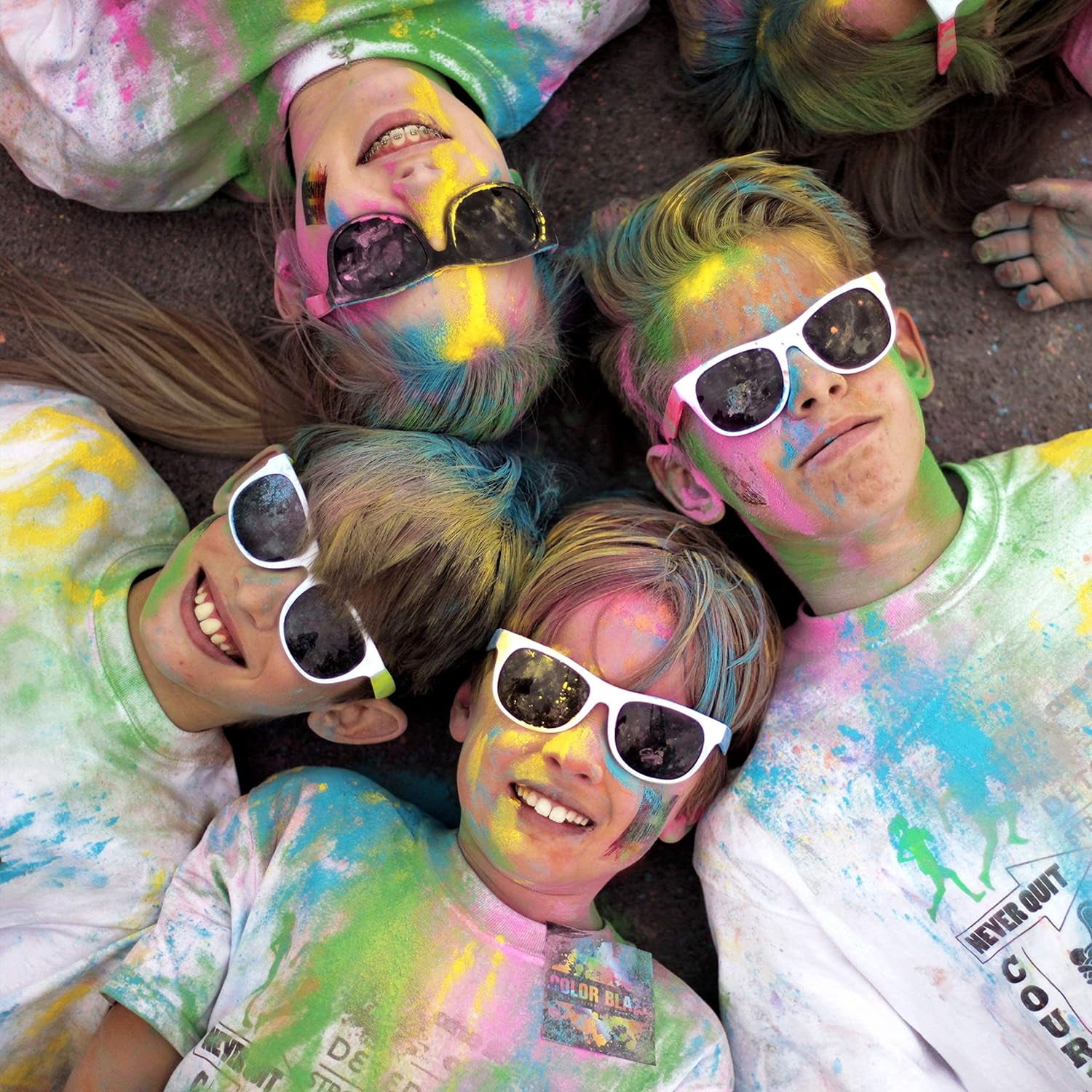 Color Powder Blue - 5 Pounds - Perfect for Colorful Fun Runs, Youth Group Color Games, Color Wars, Holi Festivals and More!