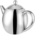 thumbnail image 3 of 2l Double Walled Insulated Polished Stainless Steel Teapot With Infusing Basket (polished Stainless Steel), 3 of 5