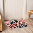 thumbnail image 6 of Valentine's Day Polyester Non-Slip Machine Washable Door Rug Game Mat Kitchen Rug Office Rugs, 6 of 6