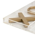 thumbnail image 5 of DecMode 12" x 1" Gold Metal Tic Tac Toe Game Set with Clear Acrylic Plastic Board, 1-Piece, 5 of 14