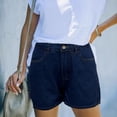 thumbnail image 2 of Seductiva Shorts for Women Women's Loose Wide Leg Denim Shorts Denim Shorts Casual Fashion Shorts Hot Pants Jean Shorts for Women Summer Shorts for Women, 2 of 5