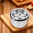 thumbnail image 1 of unbranded 1 Set Double Boiler Set Stainless Steel Heating Milk in Kitchen, 1 of 7
