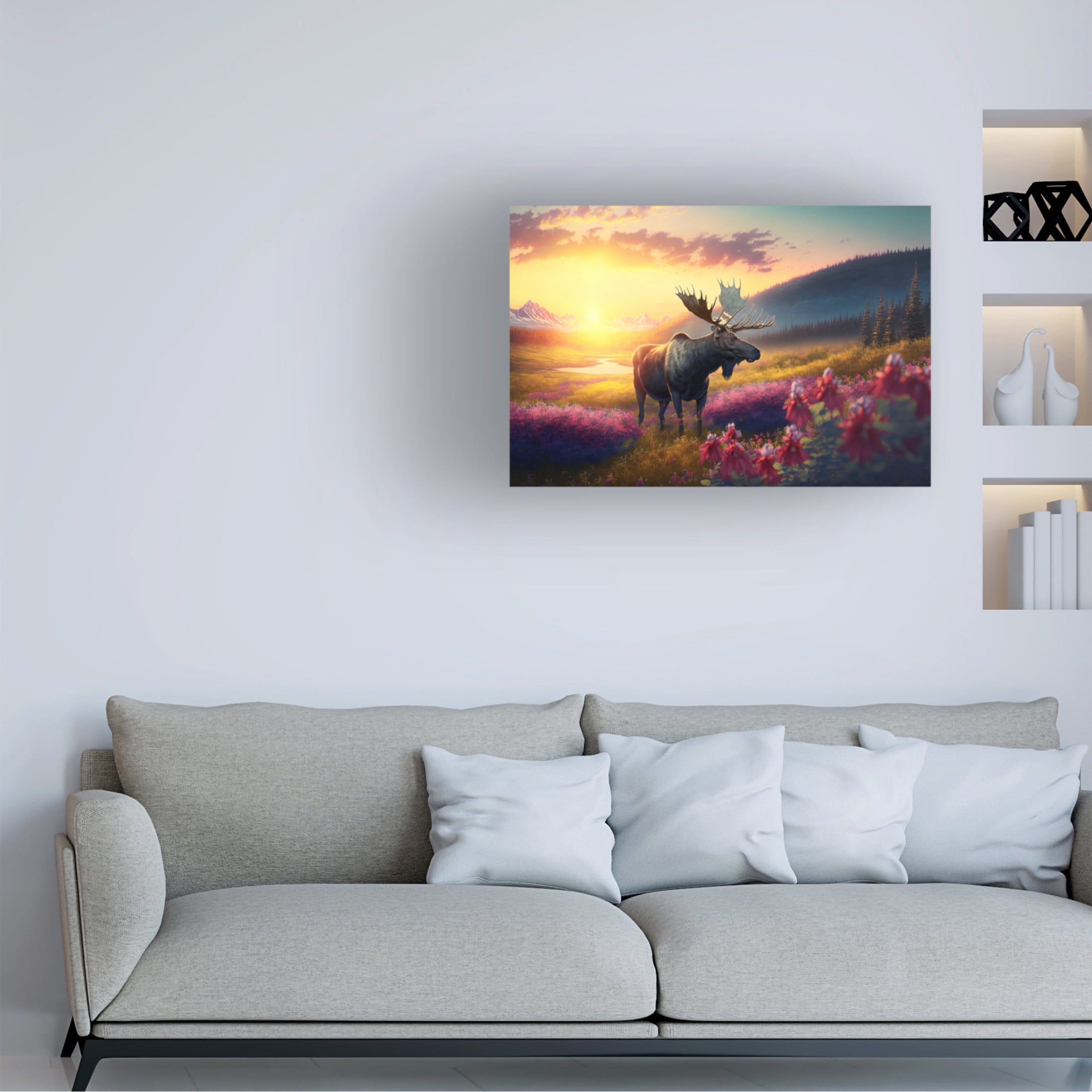 Canvas Wall Art - Ray Heere 'North American Wildlife 10' Wall Art for Living Room, Bedroom, or Office Décor by Trademark Fine Art - 32 x 22 Inches