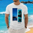 thumbnail image 2 of Graphic T-Shirts for Men Premium Quality Unique Graphic Art Tees White,S, 2 of 5