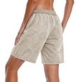 thumbnail image 4 of Laipiong Women's Baggy Wide Leg Shorts Summer 2026 Casual Drawstring High Waisted Trousers with Pockets Comfy Stretchy Beach Vacation Outfits, 4 of 7