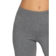 thumbnail image 3 of Felina Women's Cotton Modal Capri Leggings - Super Soft, Lightweight, Breathable for Fitness, Yoga, and Everyday Wear (Medium Heather Gray, Large), 3 of 3