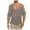 Gray, variant on Huuilaibazoo Mens Deep V Neck Sweater Slim Fit Lightweight Knitted Pullover Stylish Sweater Muscle Long Sleeve Low Cut Vneck Tee