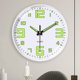 thumbnail image 5 of Reloj De Pared De Plástico Reloj de pared luminoso de 8 pulgadas, personalizado, silencioso y decorativo para el hogar (blanco, 1 unidad) JASKFLY, 5 of 8