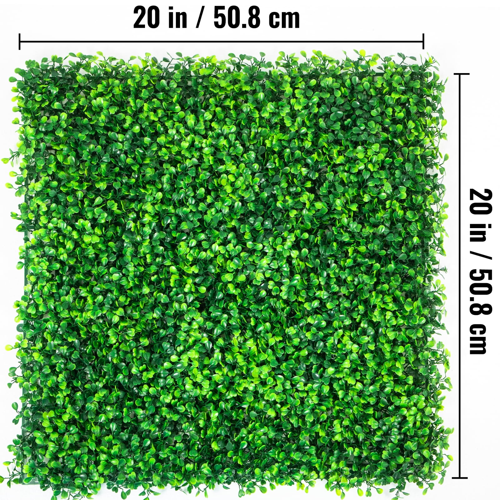 BENTISM Artificial Boxwood Panel Boxwood Hedge Wall Panel 6pcs 20x20" Garden Decor