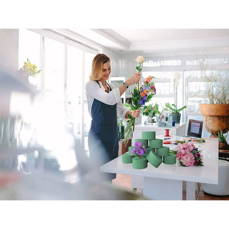 5-15X Round Floral Foam Blocks Wedding DIY Flower Bricks Arrangement  Styrofoam
