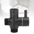 thumbnail image 1 of Shower Diverter Valve, Black Easy To Install G1/2in Shower Arm Diverter Valve  For Home, 1 of 8