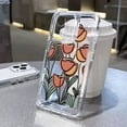 thumbnail image 4 of Funda transparente con flores para iPhone, 11, 12 Pro Max, XR, X, XS, 7, 8 Plus, SE 2020, 14, 13 Pro, XS Max, 4 of 4