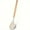Milky White, variant on 1pc, Silicone Nonstick Mixing Spoon, Kitchen Cooking Spoon, Serving Spoon With Wooden Handle Heat Resistant Utensil Spoons For Mixing, Baking, Serving And Stirring