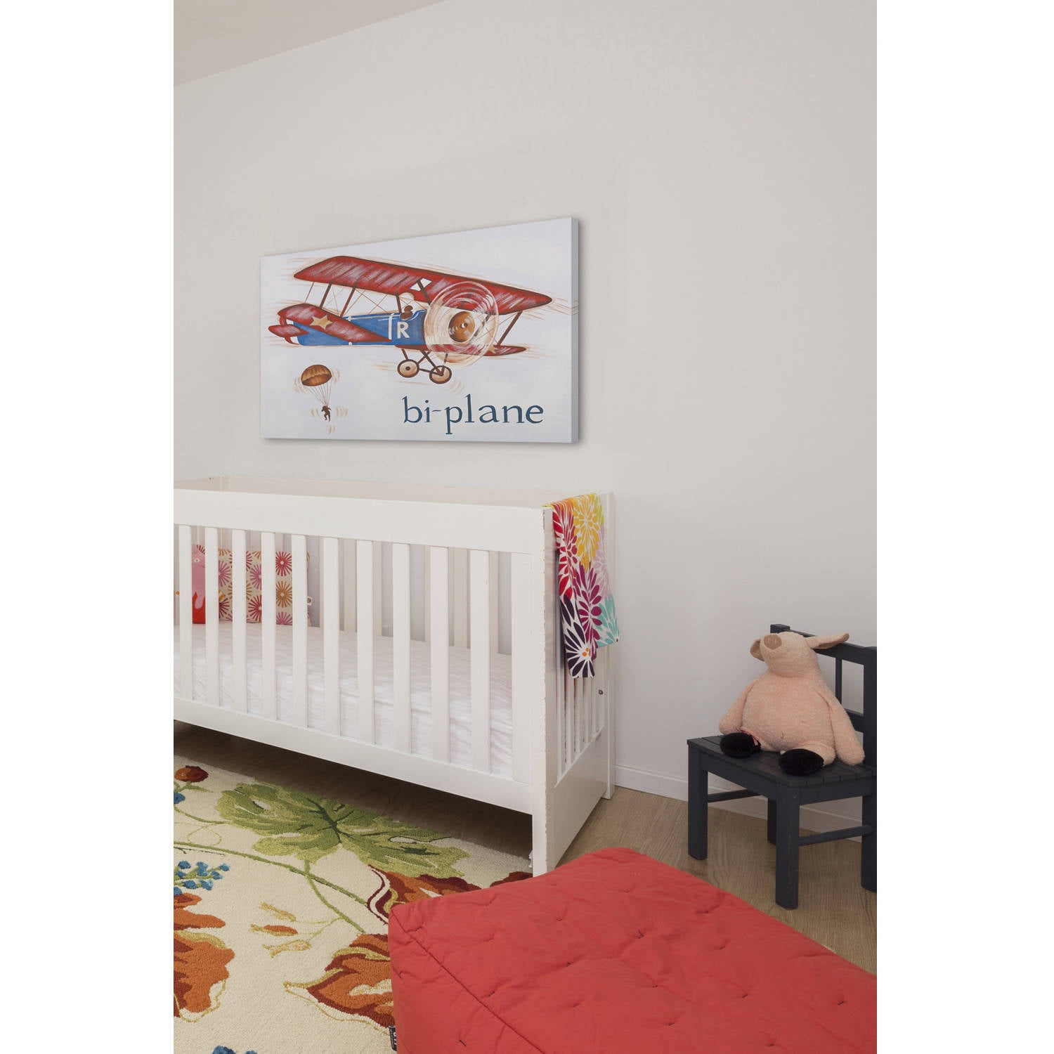 Marmont Hill "Biplane" by Reesa Qualia Painting Print on Wrapped Canvas