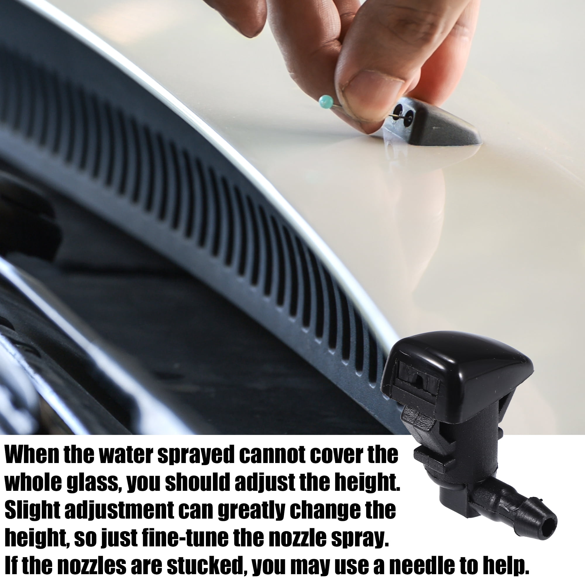 Unique Bargains Windshield Washer Nozzle No.25815793 for Cadillac CTS 2015