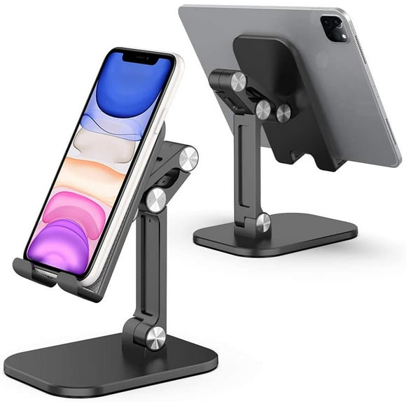 Cell Phone Stand, Adjustable Foldable Cell Phone Holder, Non-Slip Holder Tablet Stand, Case Friendly 4"-12.9" Mobile