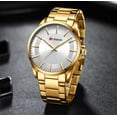 thumbnail image 5 of Curren Simple Men's Watches Quartz Luminous Hands Stainless Steel Band Classical Business Wristwatches New - Quartz Wristwatches, 5 of 6