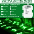 thumbnail image 6 of Hvmvliv St Patricks Day Lights 45LED Lights St Patricks Day Garland Lights 8 Modes Irish Day Lights Battery Operated Shamrocks Lights Party Decor for Home Wall Door Table Mantel, 6 of 8