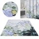thumbnail image 3 of Cortina de Ducha ANGGREK Diseño Impermeable con Diseño de Plantas y Flores Juego de Cortinas de Ducha con Ganchos Duraderos y Lavables para baño, 3 of 8