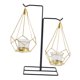 thumbnail image 1 of Portavelas de metal Sharpla Estante de Navidad Candelabro Mesa de boda Sostenedor de vela geométrico 3D, 1 of 7