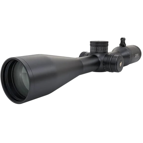 German Precision Optics Centuri 2.5-15x50mm 30mm Tube Rifle Scope, Second Focal Plane, G4i Reticle, Black