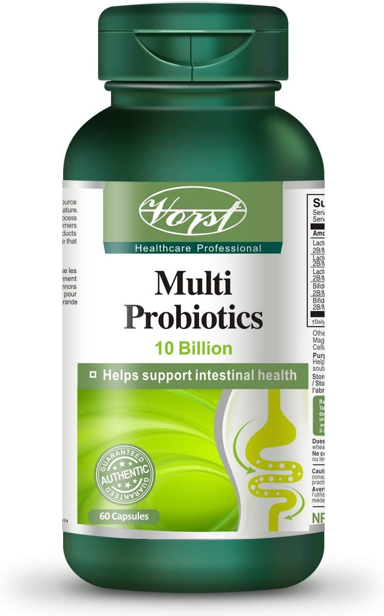 Vorst Multi Probiotics 10 Billion CFU Probiotics for Men and Women 60