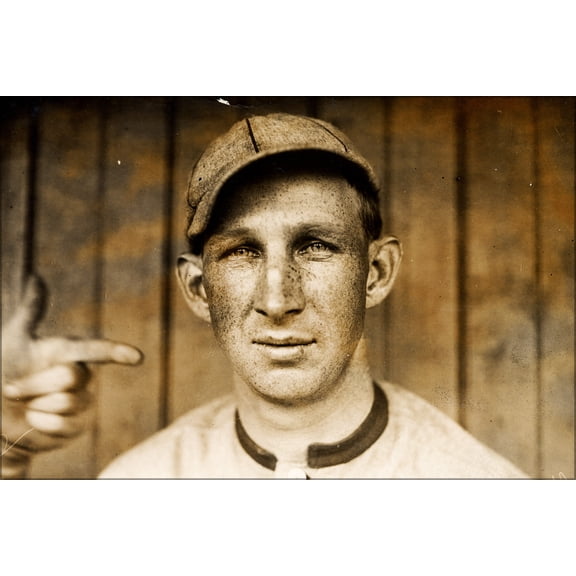 24"x36" Gallery Poster, Eddie Grant, Cincinnati Reds third baseman ,1911