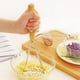 thumbnail image 1 of Machacador de patatas de acero inoxidable con mango de madera | Utensilio de cocina resistente para machacar patatas y verduras | Herramienta de cocina multifuncional para machacar patatas y más, 1 of 7
