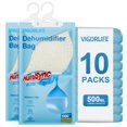 thumbnail image 1 of Absorbentes de humedad VigorLife, paquete de 10 bolsas deshumidificadoras colgantes, 1 of 8