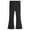 Black-2679, variant on KIDSCOOL SPACE Girls Jeans, Split Hem with Ral Edges Elastic Waistband Inside High Stretch Denim Flared Pants,Light Blue, 8-9 Years