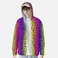 thumbnail image 2 of Fotbe Animal Paw Rainbow Chaqueta con Protección Solar UPF 50+ para Hombre y Mujer, Camisa con Capucha y Bolsillos-Large, 2 of 7