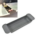 thumbnail image 4 of Bathtub Caddy Tray, Bathtub Rack Rust Resistant PP Waterproof  For Candle For Wine For Towel Grey, 4 of 8