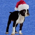 thumbnail image 2 of CafePress - Boston Terrier Santa - Cute Infant Baby Football Bodysuit, 2 of 3