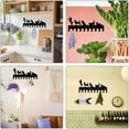 thumbnail image 6 of IVV Metal Wall-Mounted Towel Hook Rack w/ 10 Hooks, Matte Black Scratch-Resistant Finish, Space-Saving Organizer for Towels, Robes & Accessories (Dog-Themed), 6 of 6